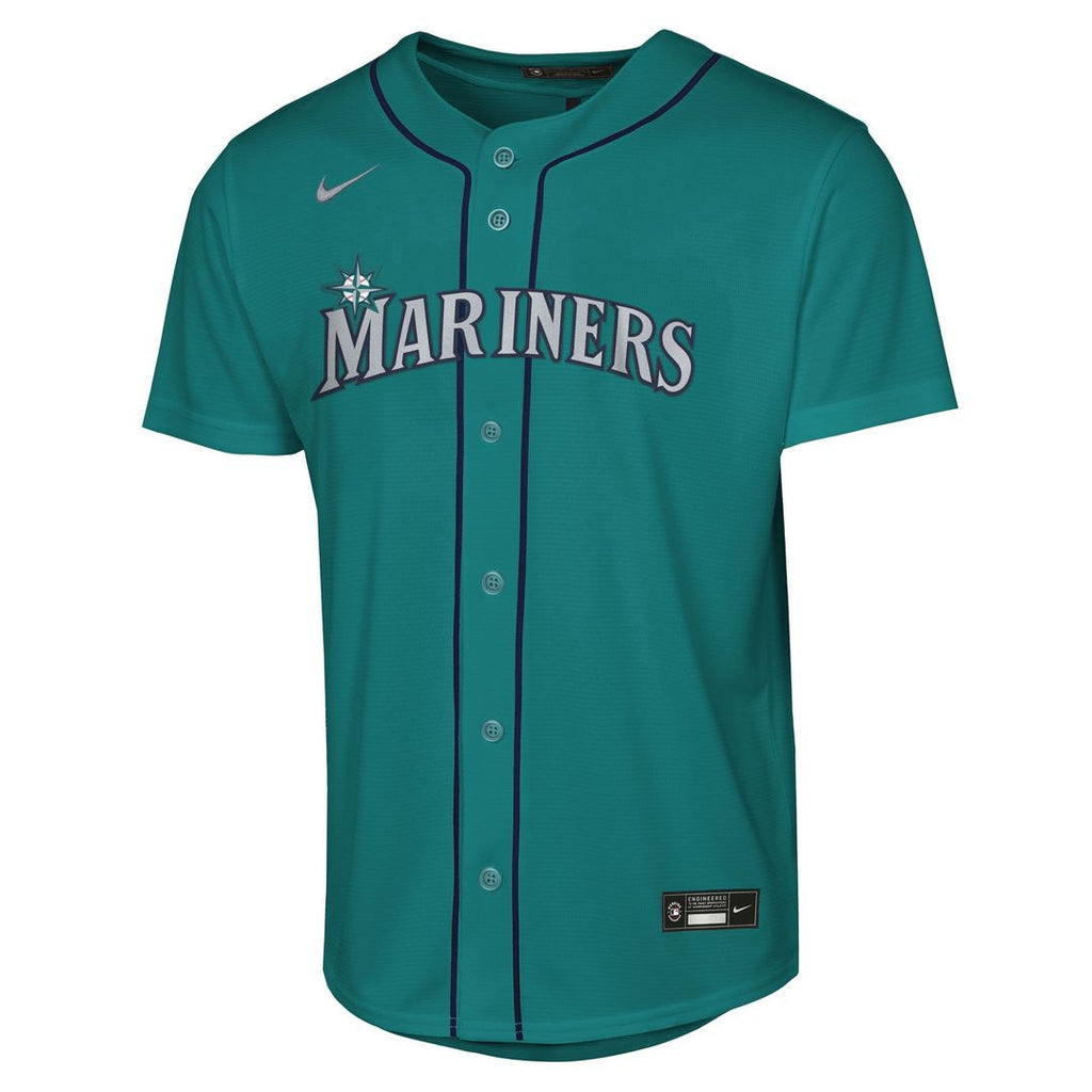 Seattle Mariners Cal Raleigh Nike Youth Alternate Replica Jersey - Teal