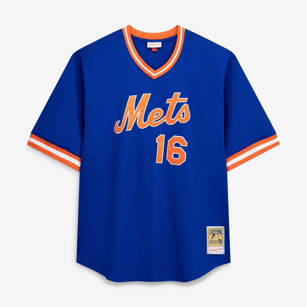 New York Mets Dwight Gooden Profile Big & Tall Cooperstown Mesh Batting Practice Jersey - Royal
