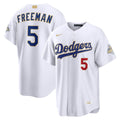 Los Angeles Dodgers Freddie Freeman Nike 2026 Gold Collection Stadium Jersey - White