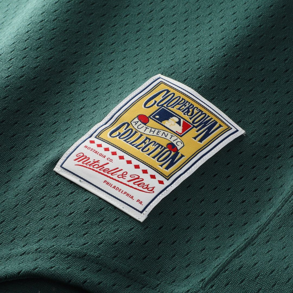 Athletics Rickey Henderson Mitchell & Ness Authentic Batting Practice Jersey - Green