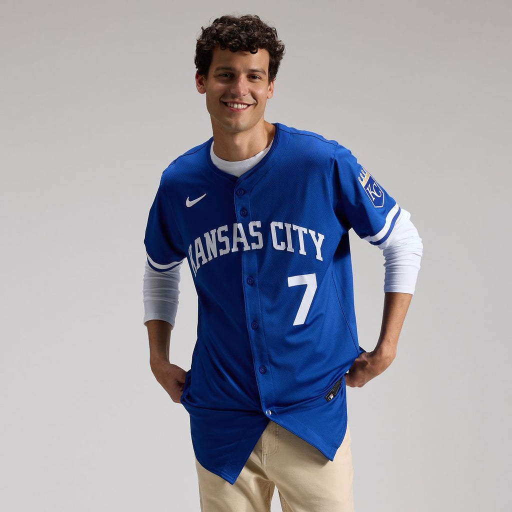 Kansas City Royals Bobby Witt Jr. Nike Alternate 2 Elite Player Jersey - Royal
