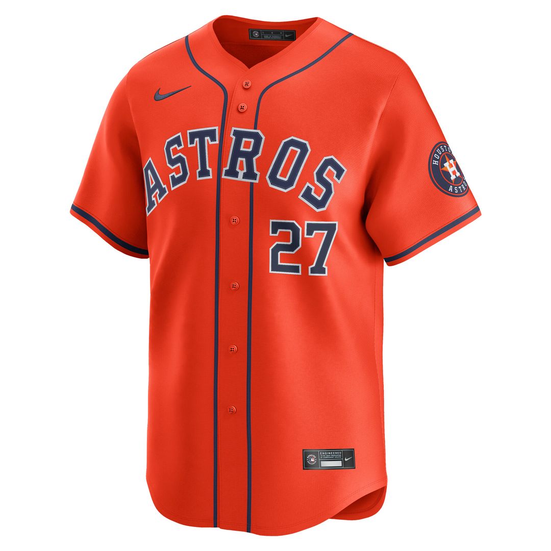Houston Astros Jose Altuve Nike Home Limited Player Jersey - White