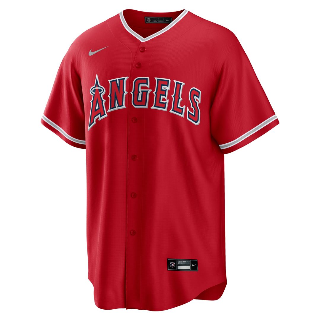 Los Angeles Angels Nike Home Replica Team Jersey - White