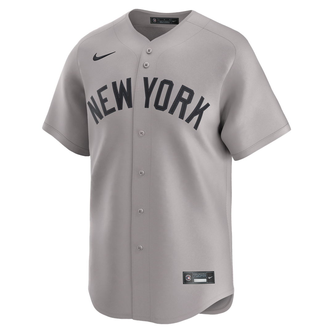 New York Yankees Anthony Volpe Nike Road Limited Player Jersey - Gray
