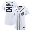 Detroit Tigers Gleyber Torres Nike Women's Home Replica Jersey - White