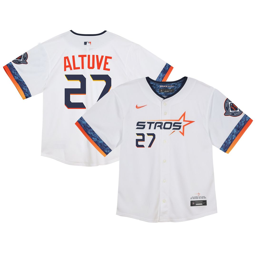 Houston Astros Jose Altuve Nike Infant 2025 City Connect Limited Player Jersey - White