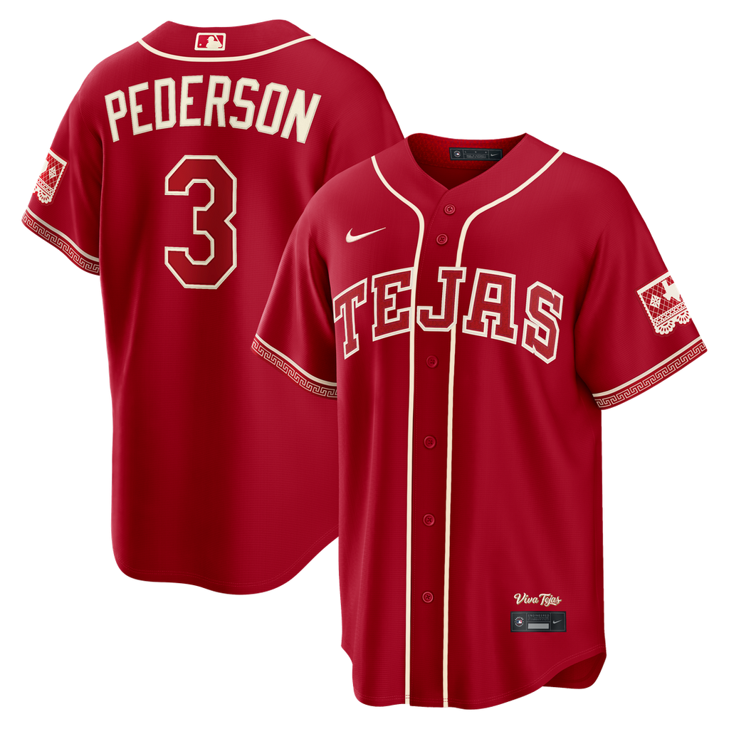 Texas Rangers Joc Pederson Nike 2026 City Connect Stadium Jersey - Red