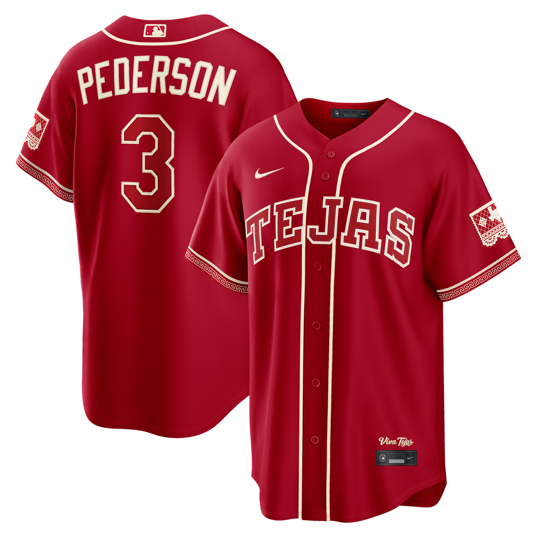 Texas Rangers Joc Pederson Nike 2026 City Connect Stadium Jersey - Red