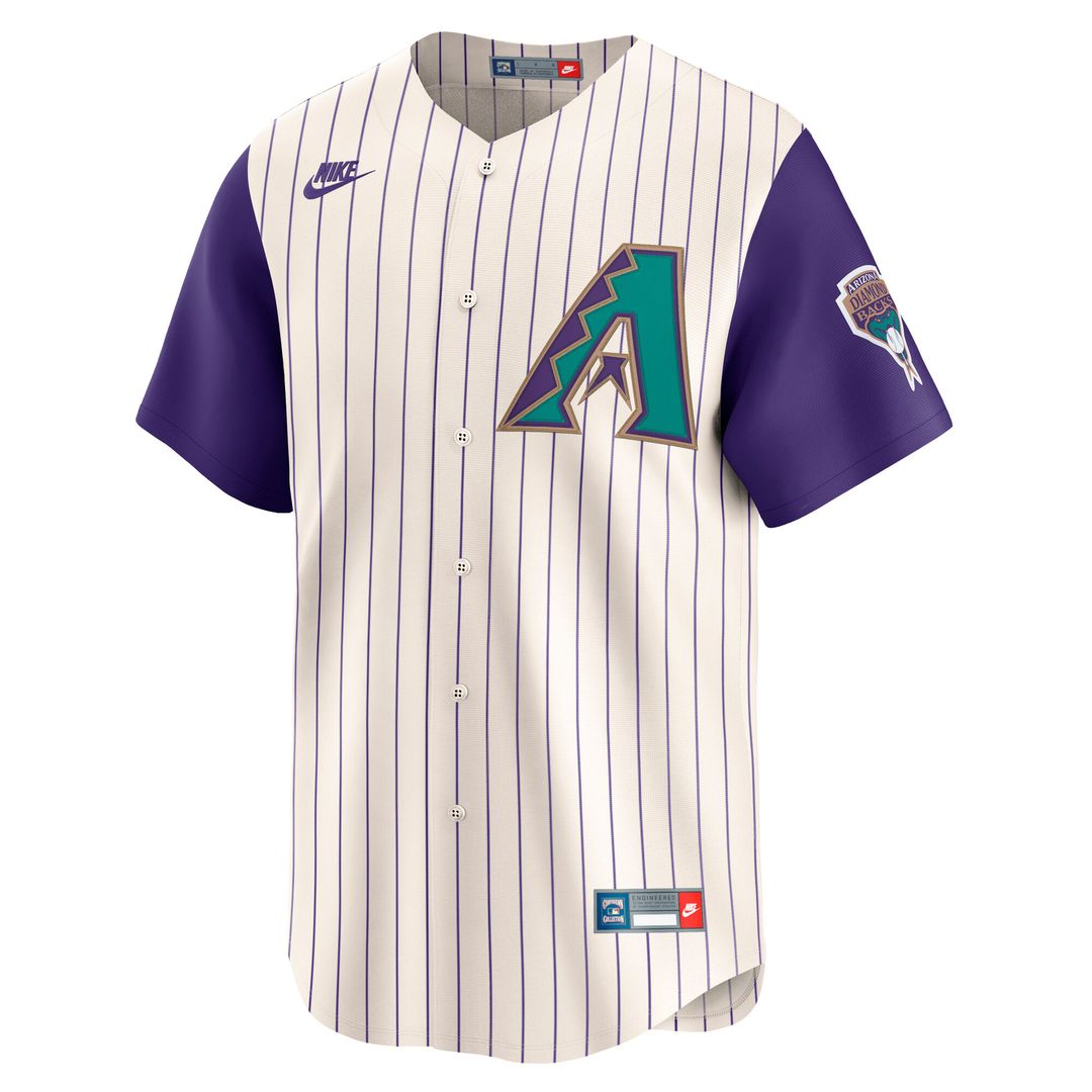 Arizona Diamondbacks Luis Gonzalez Nike Throwback Cooperstown Limited Jersey - Cream