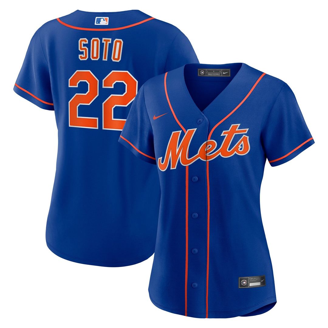 New York Mets Juan Soto Nike Women's Alternate Replica Baseball Jersey - Royal