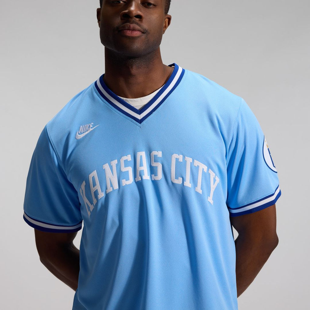 Kansas City Royals Bo Jackson Nike Throwback Cooperstown Limited Jersey - Light Blue