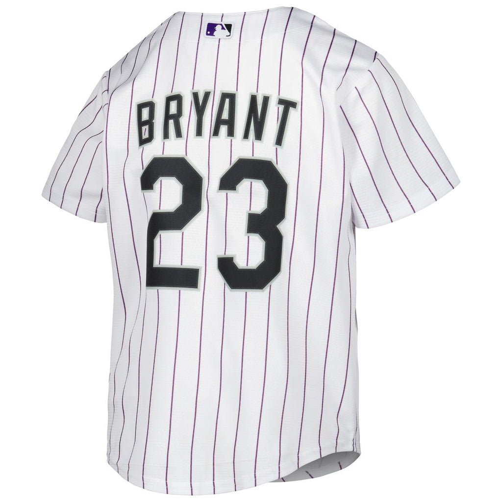 Colorado Rockies Kris Bryant Nike Youth Alternate Replica Player Jersey - White
