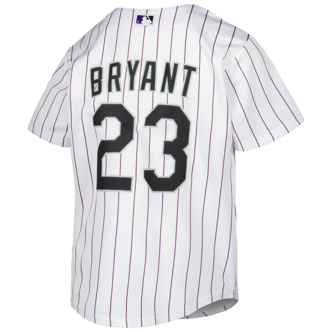 Colorado Rockies Kris Bryant Nike Youth Alternate Replica Player Jersey - White