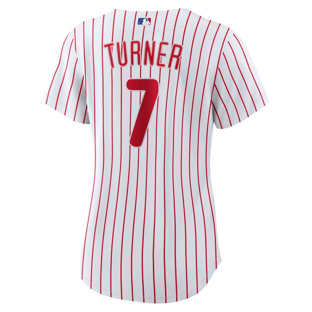 Philadelphia Phillies Trea Turner Nike Women's Home Replica Player Jersey - White