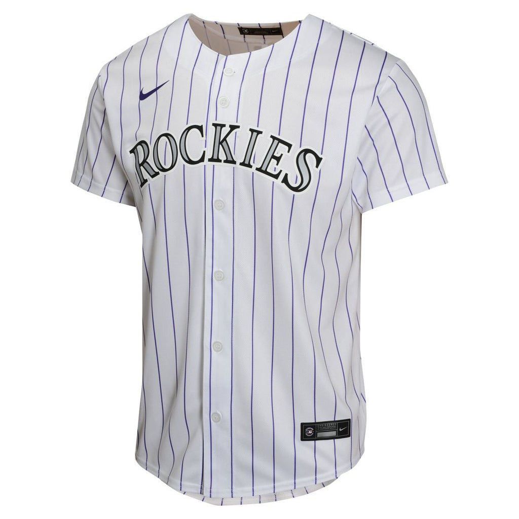 Colorado Rockies Charlie Blackmon Nike Youth Home Game Player Jersey - White
