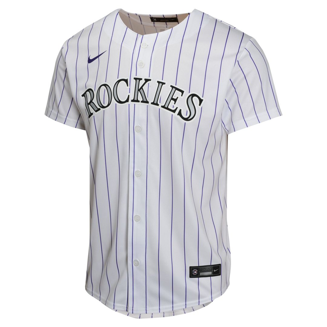 Colorado Rockies Charlie Blackmon Nike Youth Home Game Player Jersey - White