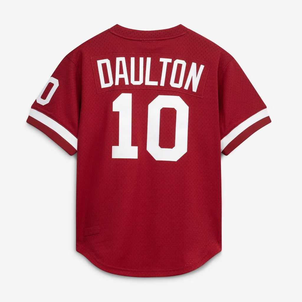 Philadelphia Phillies Darren Daulton Mitchell & Ness Authentic Batting Practice Jersey - Scarlet