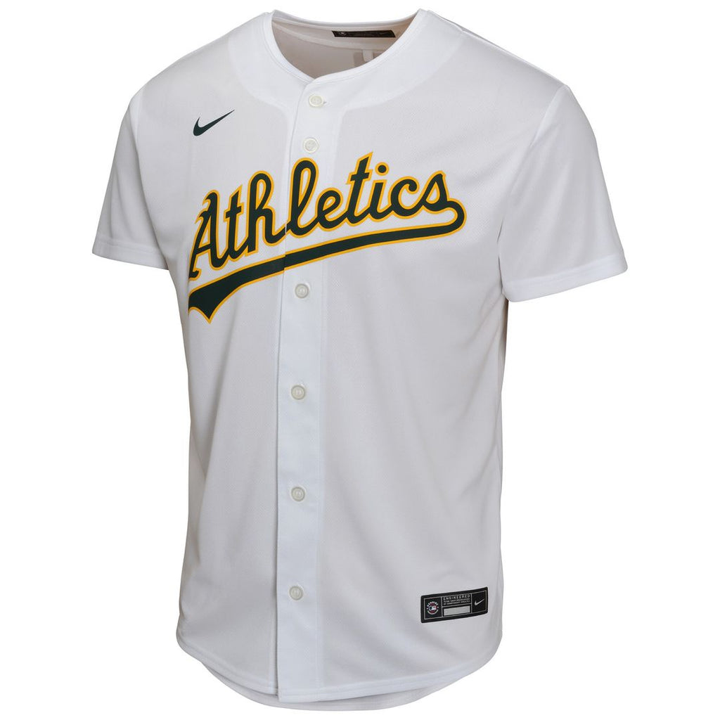 Athletics Zack Gelof Nike Youth Home Game Player Jersey - Gray