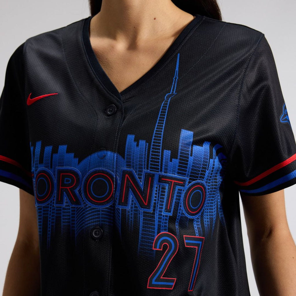 Toronto Blue Jays Vladimir Guerrero Jr. Nike Women's 2024 City Connect Limited Player Jersey - Navy